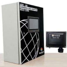 Central de detecção de NH3 com IHM, tela Touch Screen 7"